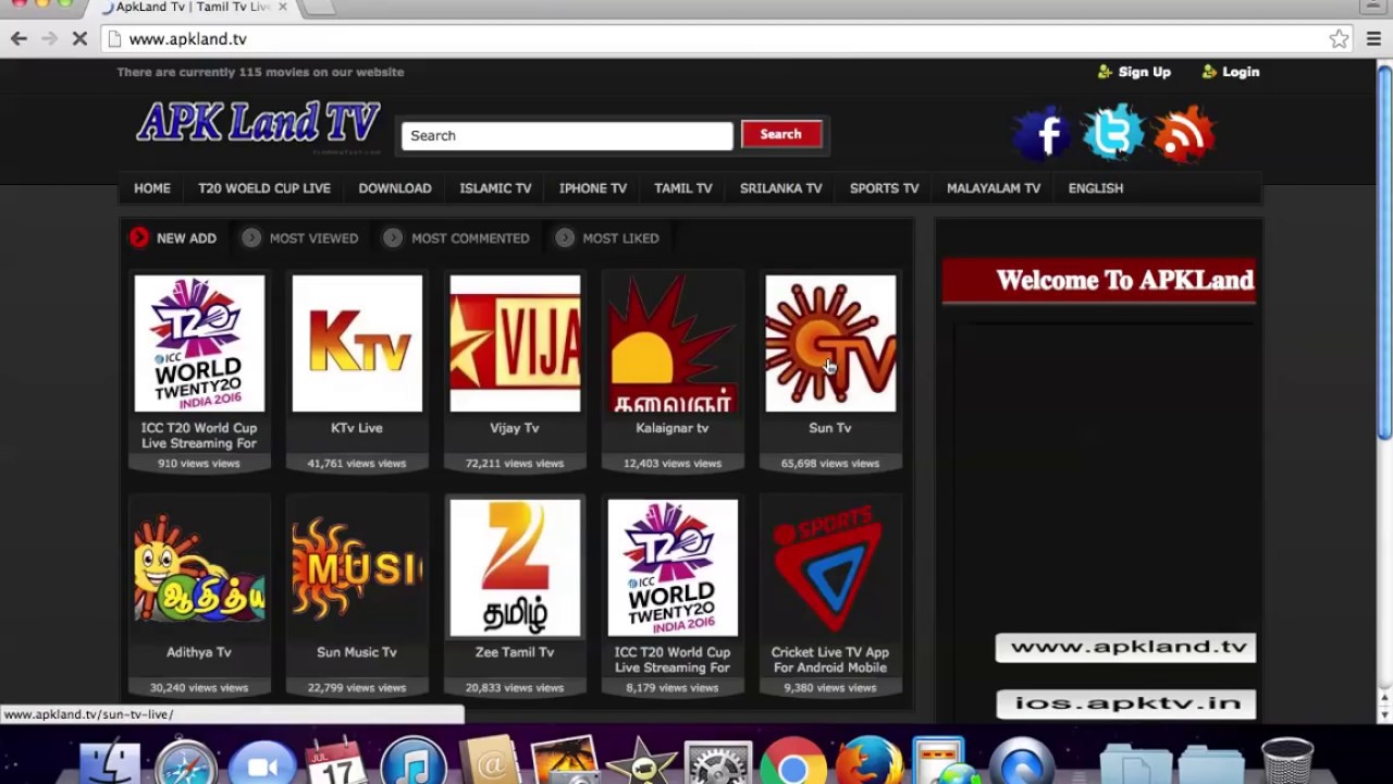 Sun tv live software, free download